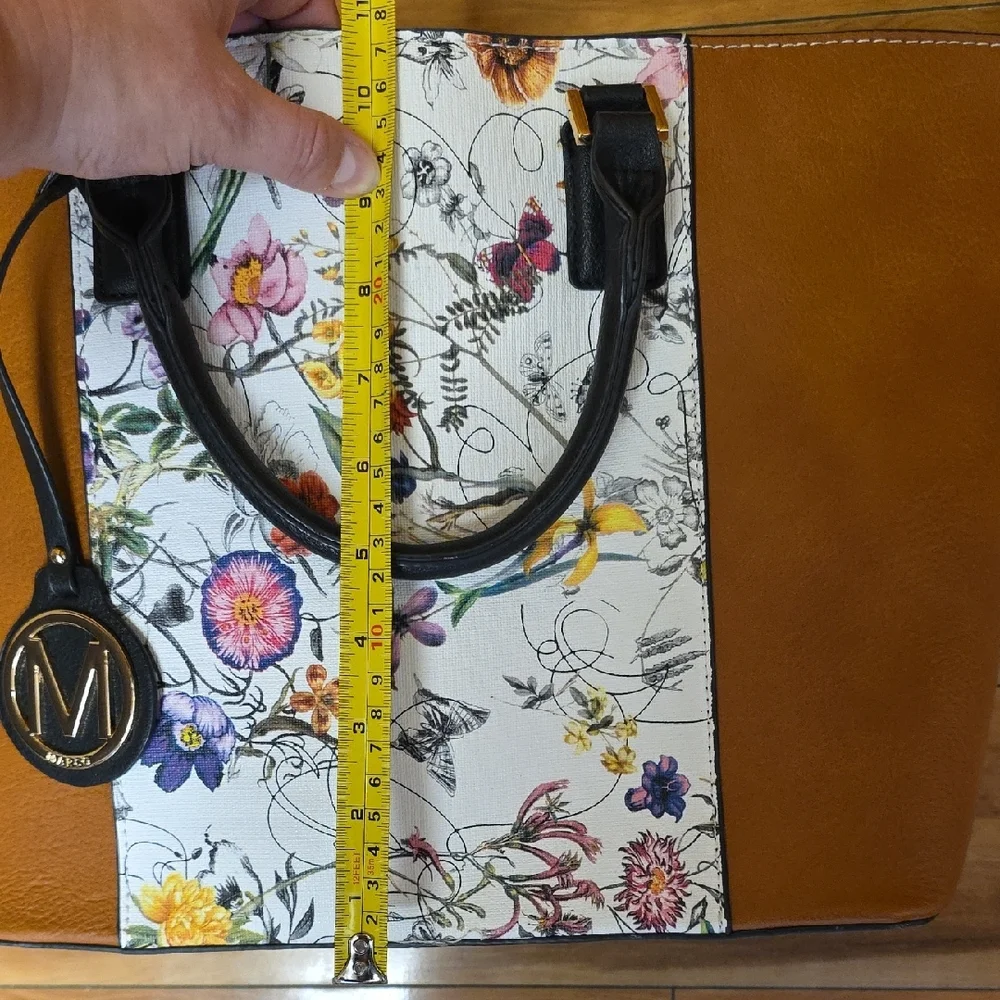 Marco Floral Brown and Black Women's Tote Bag
